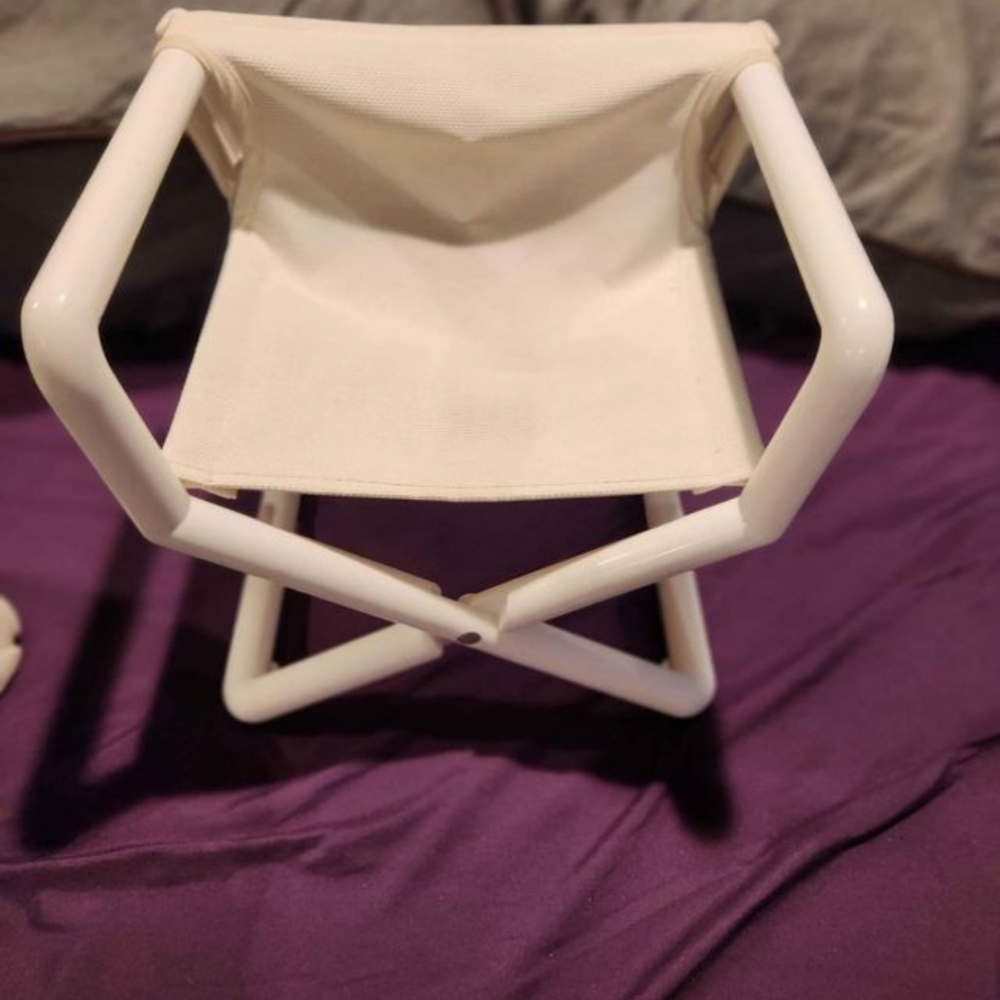 Hoohobbers Junior Director chair white waterproof chair